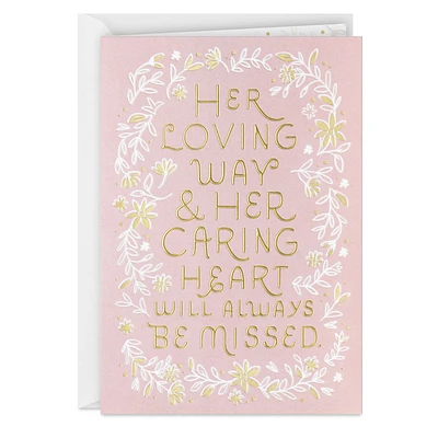 Her Loving Way Sympathy Card for only USD 4.99 | Hallmark