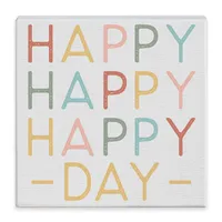 Happy Happy Wood Quote Sign, 5.25x5.25 for only USD 9.99 | Hallmark