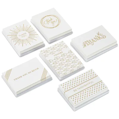 Elegant Dimensions Boxed Blank Thank-You Notes Assortment, Pack of 120 for only USD 24.99 | Hallmark