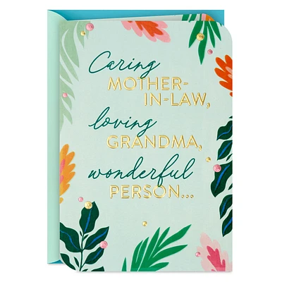 Caring, Loving, Wonderful Mother's Day Card for Mother-in-Law for only USD 5.59 | Hallmark