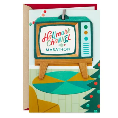 Hallmark Channel Happiness Guaranteed Christmas Card With TV Ornament for only USD 5.59 | Hallmark