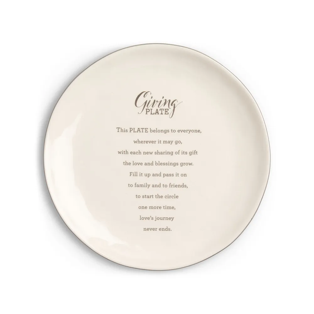 Demdaco Ceramic Giving Plate, 9.5" for only USD 32.99 | Hallmark