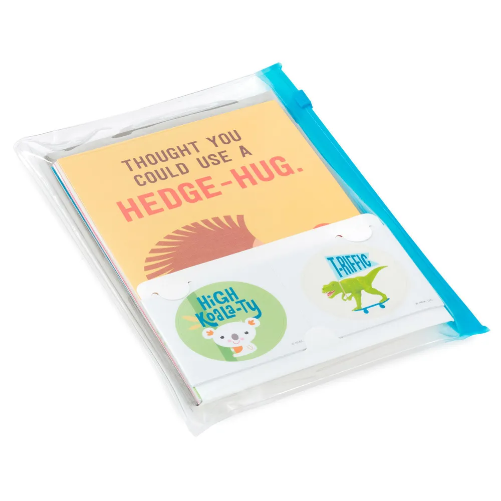 Assorted Blank Kids Encouragement Cards With Stickers in Pouch, Pack of 12 for only USD 9.99 | Hallmark