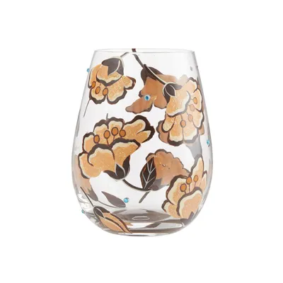 Lolita Jungle Beauty Handpainted Stemless Wine Glass, 20 oz. for only USD 19.99 | Hallmark