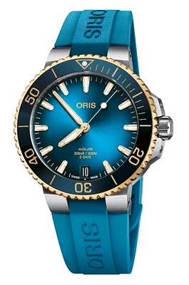 Oris Aquis Blue Date Calibre 400 Watch 01 400 7769 6355-07 4 22 75FC