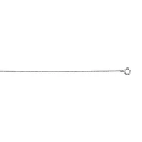 10k White Gold 18 Inch Shiny Box Chain 028WBOX-18