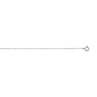 10k White Gold 20 Inch Shiny Box Chain 028WBOX-20