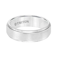 Triton Ladies 7mm White Tungsten Comfort Fit Band 11-2097HC-L.01