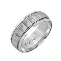 Triton Ladies 8mm Classic Tungsten Carbide Comfort Fit Band 11-5940C8-L.00