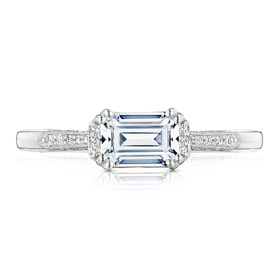 Simply Tacori Platinum Diamond Engagement Ring 2655EC65X45