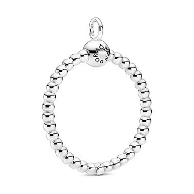 Pandora Moments Medium Beaded O Pendant 399106C00