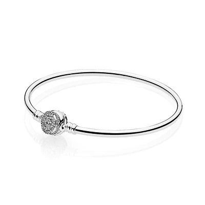 Pandora Disney, Beauty & the Beast Bangle 590748CZ-Large - 21cm