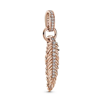 Sparkling Feather Dangle Charm 789550C01