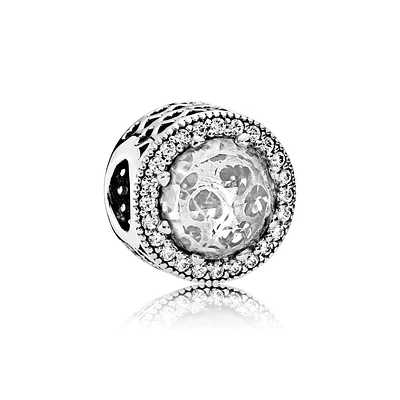 Pandora Radiant Hearts, Clear CZ Charm 791725CZ