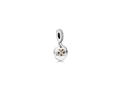 Pandora Heart of Infinity Dangle Charm, Clear CZ 796200CZ