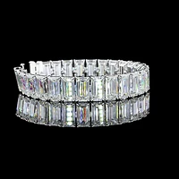 14K White Gold Lab Grown Diamond Tennis Bracelet 83.21CTW BC1559