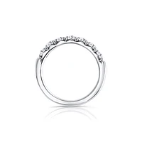 14K White Gold Round 0.99 Diamond Band