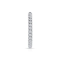 14K White Gold Round 0.30CTW Diamond Wedding Band