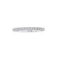 14K White Gold Round 0.23CTW Diamond Wedding Band