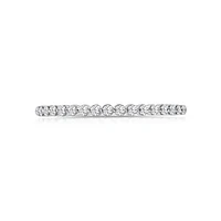 14K White Gold Round 0.15CTW Diamond Shared-Prong Band