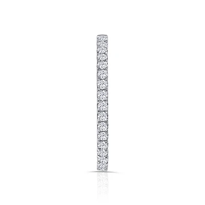 14K White Gold Round 0.25CTW Diamond Wedding Band