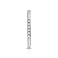 14K White Gold Round 0.25CTW Diamond Wedding Band