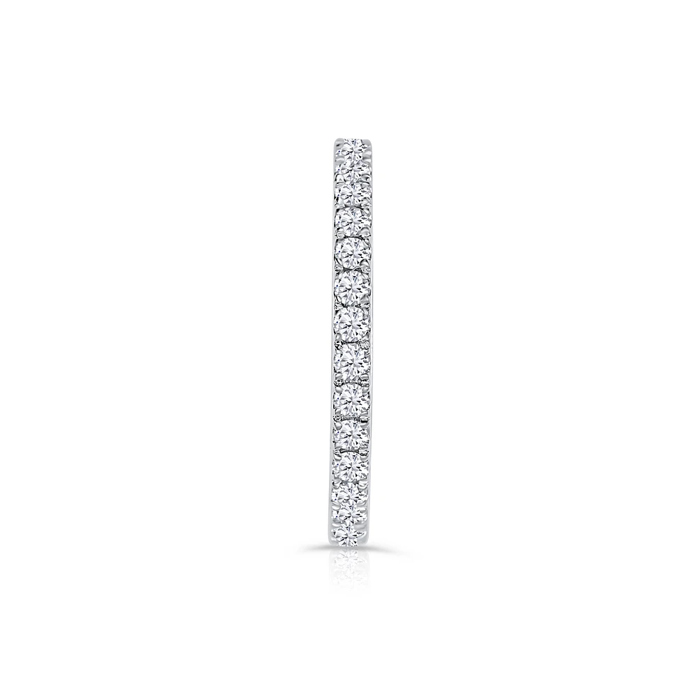 14K White Gold Round 0.33CTW Diamond Wedding Band