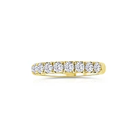 14K Yellow Gold Round 1.00CTW Diamond Band