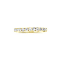 14K Yellow Gold Round 0.50CTW Diamond Band