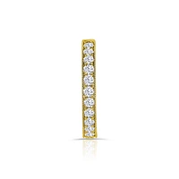 14K Yellow Gold Round 0.50CTW Diamond Band