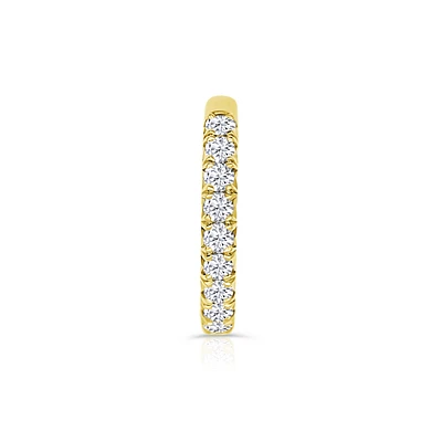 14K Yellow Gold Round 0.50CTW Diamond Band