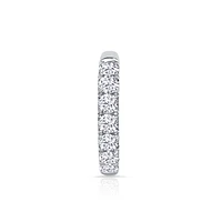 14K White Gold Round 0.99 Diamond Band