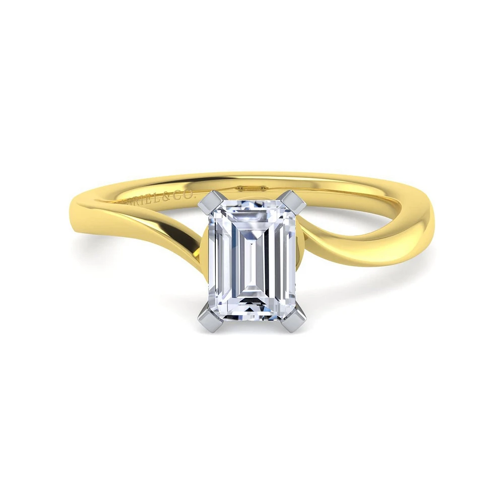 Gabriel & Co 6.5 x 5 Engagement Ring 14K Gold Contemporary ER11588E4M4JJJ