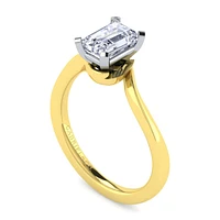 Gabriel & Co 6.5 x 5 Engagement Ring 14K Gold Contemporary ER11588E4M4JJJ