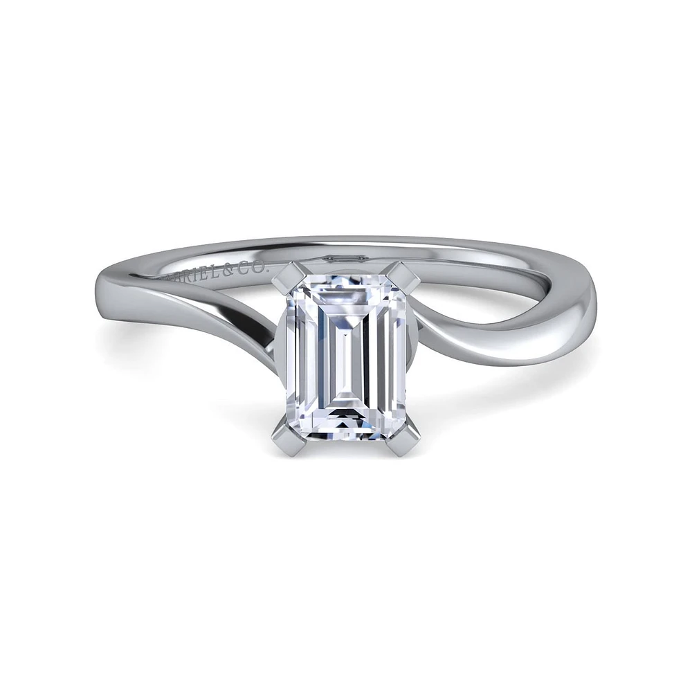 Gabriel & Co 6.5 x 5 Engagement Ring Platinum Contemporary ER11588E4PTJJJ