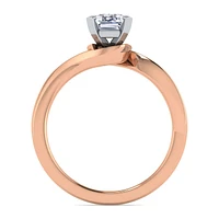 Gabriel & Co 6.5 x 5 Engagement Ring 14K Two-Tone Gold Contemporary ER11588E4T4JJJ
