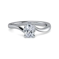 Gabriel & Co 7.5x5 Engagement Ring Platinum Contemporary ER11588O3PTJJJ