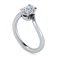 Gabriel & Co 7.5x5 Engagement Ring Platinum Contemporary ER11588O3PTJJJ