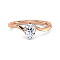 Gabriel & Co 5.75 Engagement Ring 14K Two-Tone Gold Contemporary ER11588P3T4JJJ