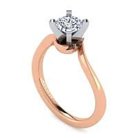 Gabriel & Co 5.75 Engagement Ring 14K Two-Tone Gold Contemporary ER11588R3T4JJJ