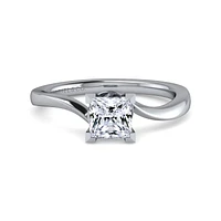 Gabriel & Co 5.5 Engagement Ring Platinum Contemporary ER11588S4PTJJJ