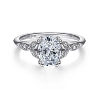 Gabriel & Co 8x5.5 Engagement Ring Platinum Victorian ER11721O4PT4JJ