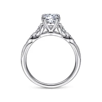 Gabriel & Co 8x5.5 Engagement Ring Platinum Victorian ER11721O4PT4JJ