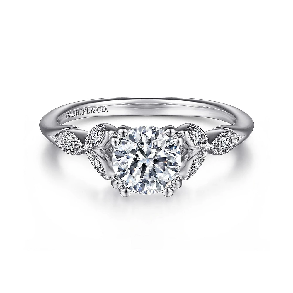 Gabriel & Co 5.75 Engagement Ring Platinum Victorian ER11721R3PT4JJ