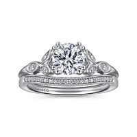Gabriel & Co 5.75 Engagement Ring Platinum Victorian ER11721R3PT4JJ