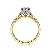Gabriel & Co 6.5 Engagement Ring 14K Gold Victorian ER11721R4M44JJ