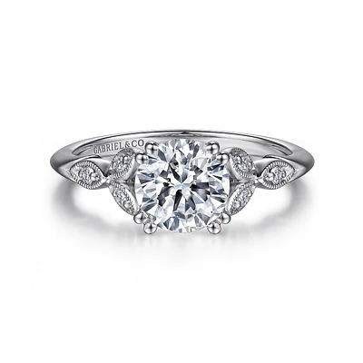 Gabriel & Co 6.5 Engagement Ring Platinum Victorian ER11721R4PT4JJ