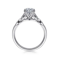 Gabriel & Co 6.5 Engagement Ring Platinum Victorian ER11721R4PT4JJ