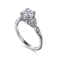 Gabriel & Co 6.5 Engagement Ring Platinum Victorian ER11721R4PT4JJ