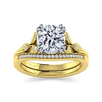 Gabriel & Co 8 Engagement Ring 14K Gold Victorian ER11721R8M44JJ